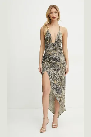 Roberto Cavalli Sukienka kolor mini dopasowana 78PAO932 JS457