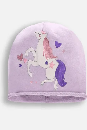 COCCODRILLO Czapka kolor z cienkiej dzianiny bawełniana ACCESSORIES SPRING GIRL