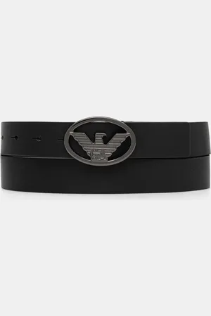 Emporio Armani Pasek skórzany męski kolor Y4S648 YQ87I
