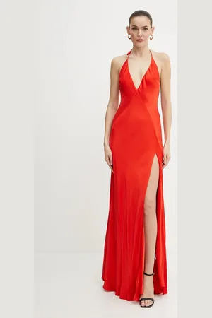 Bardot Sukienka YVE kolor maxi rozkloszowana 59315DB