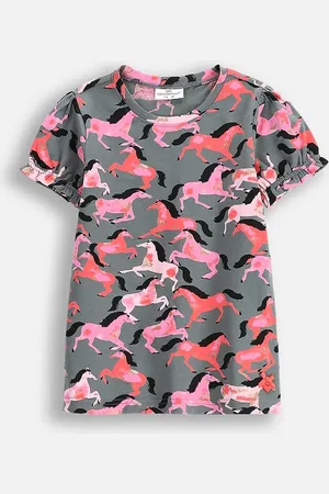 COCCODRILLO T-shirt kolor NOSTALGIC MEADOW GIRL KIDS