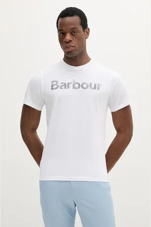 Barbour T-shirt bawełniany Devon Graphic T-Shirt męski kolor z nadrukiem MTS1391
