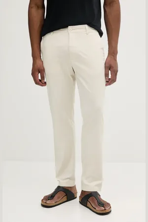 Pepe Jeans Spodnie SLIM CHINO POPLIN męskie kolor proste PM211873