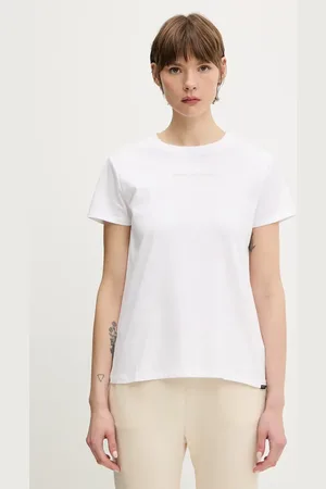 Didriksons T-shirt bawełniany INGARÖ damski kolor 505542