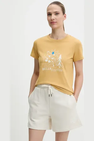Helly Hansen T-shirt bawełniany MASSIF GRAPHIC damski kolor 54595