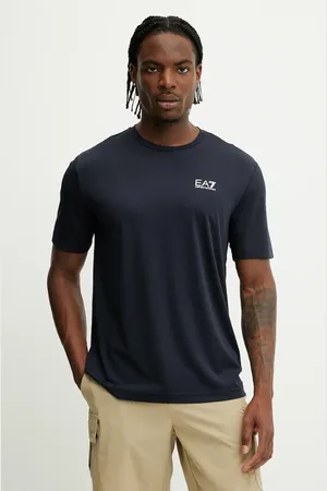 EA7 T-shirt męski kolor gładki AF13530.7M000179