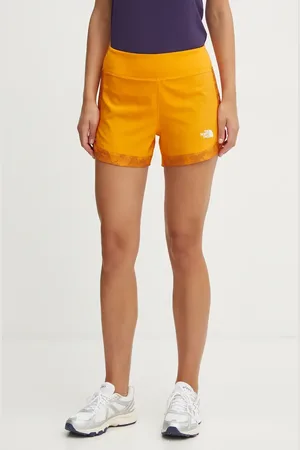 The North Face Szorty sportowe Sunriser damskie kolor wzorzyste high waist NF0A88SE7OA1
