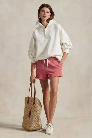 Ralph Lauren Szorty damskie kolor gładkie medium waist 211965103