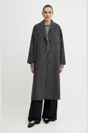 Max Mara Płaszcz wełniany damski kolor przejściowy 2515011031600