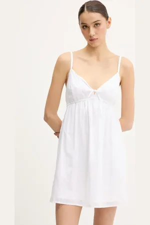 Hollister Sukienka bawełniana kolor mini rozkloszowana KI359-5065