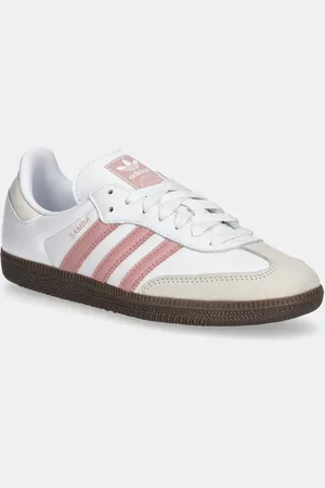 adidas Sneakersy skórzane Samba OG damskie kolor JI2677