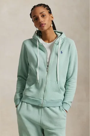 Ralph Lauren Bluza bawełniana damska kolor z kapturem melanżowa 211935584