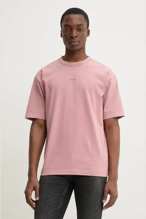 HUGO BOSS T-shirt bawełniany męski kolor gładki 50531739