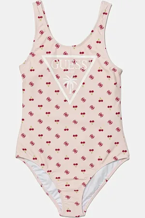 Guess Jednoczęściowy strój kąpielowy dziecięcy kolor J5GZ47 MC052