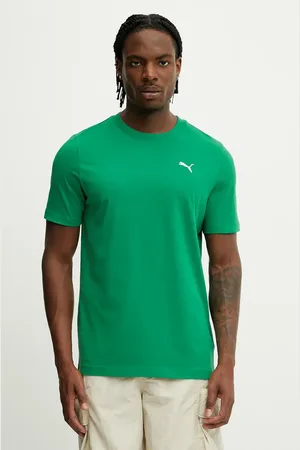 PUMA T-shirt bawełniany męski kolor gładki 629644