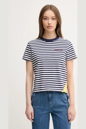 Tommy Hilfiger T-shirt bawełniany SAILING damski kolor WW0WW45935