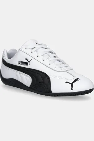 PUMA Sneakersy skórzane Speedcat LTH damskie kolor 401603