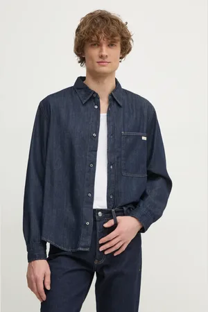 Calvin Klein Koszula męska kolor regular z kołnierzykiem klasycznym J30J326584