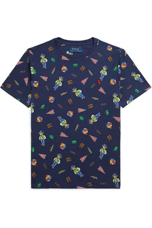 Ralph Lauren T-shirt bawełniany dziecięcy kolor wzorzysty 323952452001