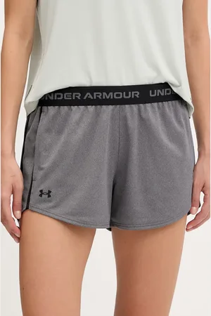 Under Armour Szorty treningowe Tech Play kolor z aplikacją medium waist 1389882