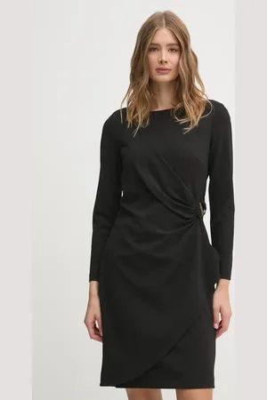 DKNY Sukienka kolor mini prosta DD4H1242