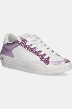 Crime london Sneakersy skórzane SK8 DELUXE WEDGE damskie kolor 20133PP7