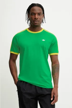 adidas T-shirt bawełniany Q2 Monogram Cal męski kolor gładki JP4432