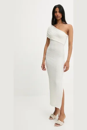 ANSWEAR Lab sukienka kolor maxi dopasowana