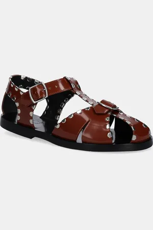 Bally Sandały skórzane damskie kolor WF0043