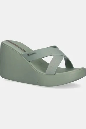 Ipanema Klapki HIGH FASHION damskie kolor na koturnie 83646-BD680