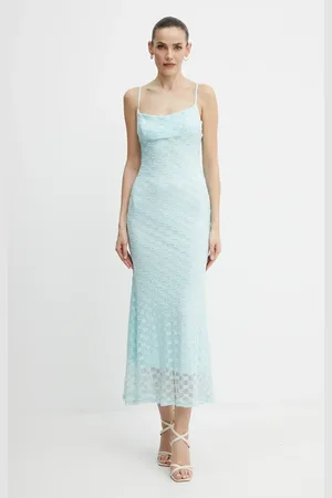 Bardot Sukienka ADONI kolor maxi dopasowana 57998DB1