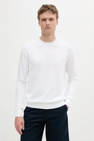 Calvin Klein Sweter bawełniany męski kolor J30J327278