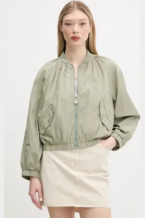 Hugo Blue Kurtka bomber bawełniana kolor przejściowa 50536970