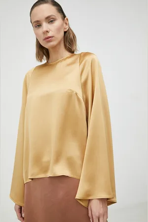 By Malene Birger Bluzka Brynnas damska kolor gładka