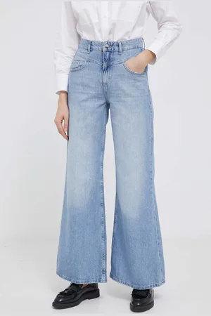 Rich & Royal Jeansy Dirty damskie high waist