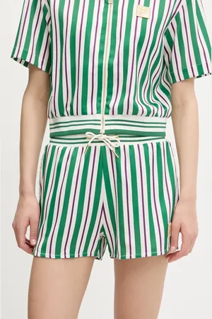 Fila Szorty Lassance damskie kolor wzorzyste high waist FAW1002