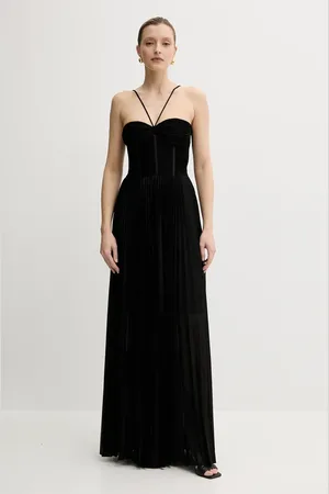 Pinko Sukienka kolor maxi rozkloszowana 104994 A2DM
