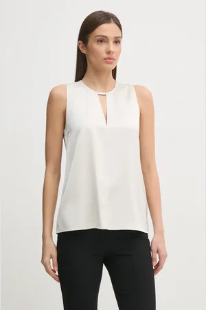 Calvin Klein Bluzka damska kolor gładka K20K208190