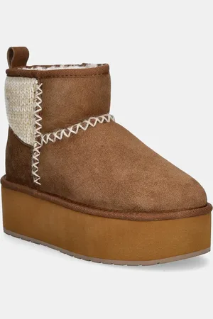 Emu śniegowce zamszowe Stinger Knit Flatform kolor W13143.CHES
