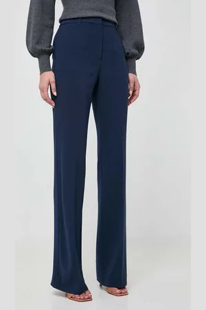 Michael Kors Spodnie damskie kolor szerokie high waist
