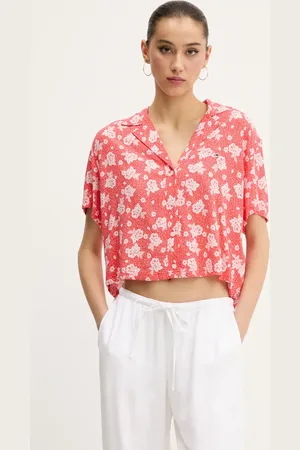 Tommy Hilfiger Koszula damska kolor relaxed z kołnierzykiem klasycznym DW0DW20285