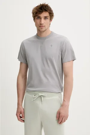 G-Star T-shirt bawełniany męski kolor gładki D24449-336