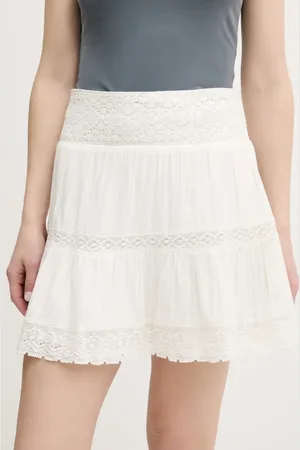 Superdry Spódnica kolor mini rozkloszowana W7210350A-71D