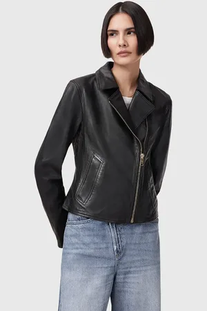 AllSaints Kurtka skórzana VELA kolor przejściowa W089LB