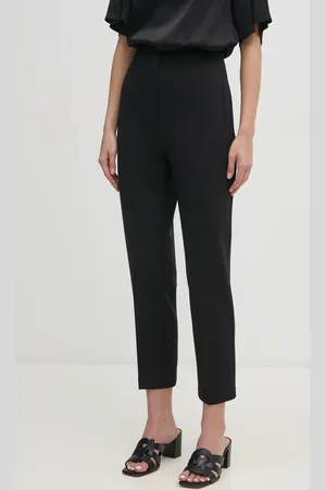 Calvin Klein Spodnie damskie kolor fason cygaretki high waist LV044B690G