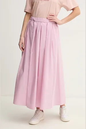 Max Mara Spódnica kolor maxi rozkloszowana 2515101011600