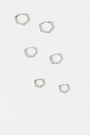 AllSaints Kolczyki 3-pack 37527083SLV041