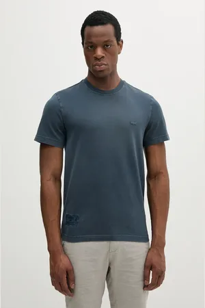 Lacoste T-shirt bawełniany męski kolor gładki TH9894