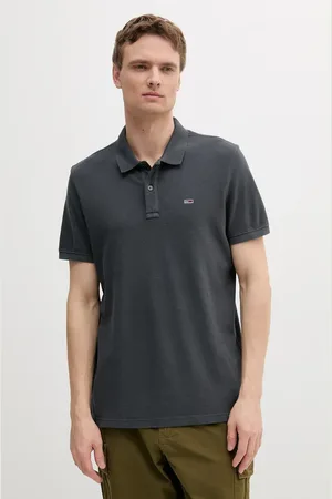 Tommy Hilfiger Polo bawełniane kolor gładki DM0DM20226
