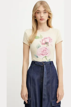 Guess T-shirt ROSE damski kolor W5GI33 KA0H1